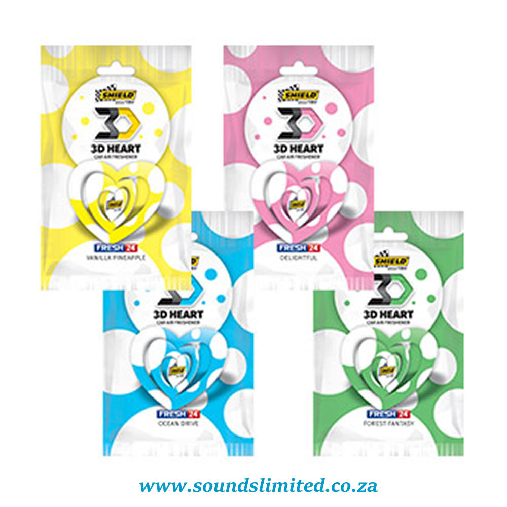 Shield SH1098 Heart Car Air Freshener