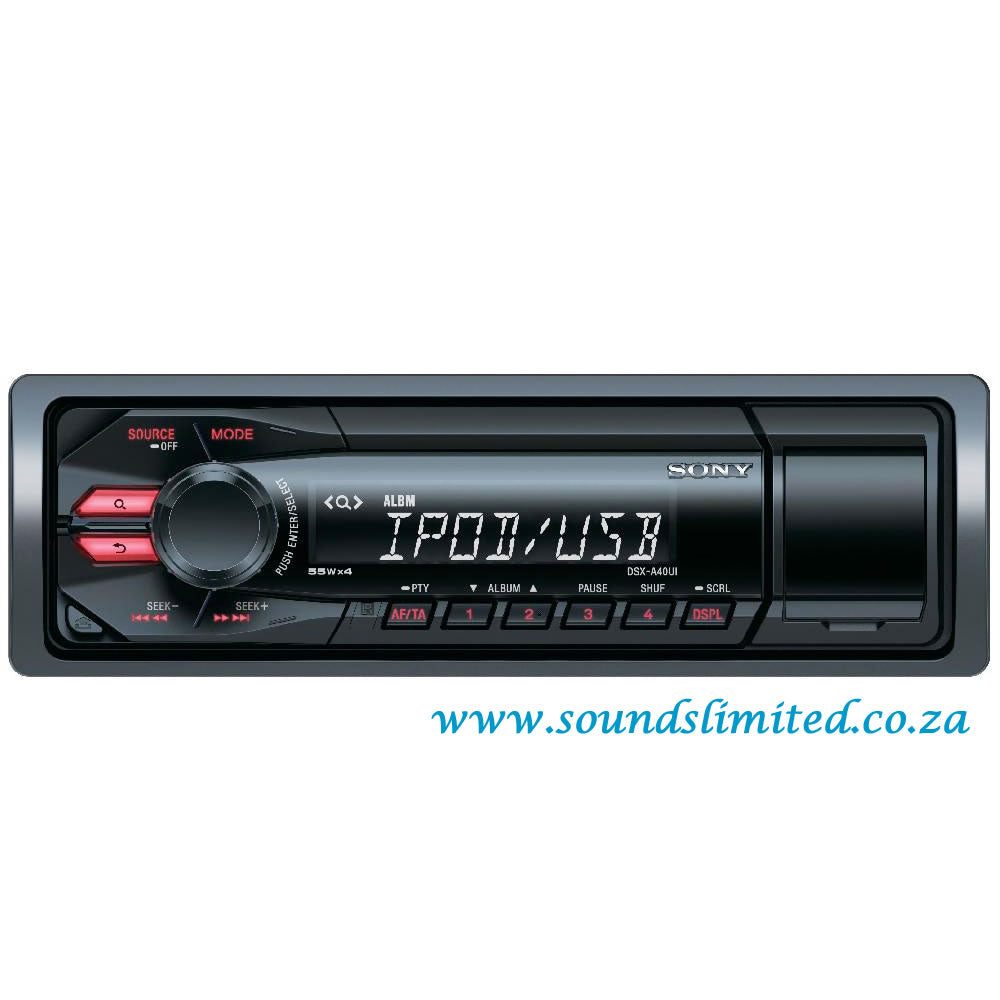 Sony DSX-A110U - Media Receiver with USB and AUX