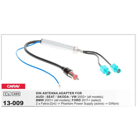 Carav 13-009 Audi, MB, Seat, Audi, Kia, Opel Antenna (Aerial) Adapter for Car audio installation
