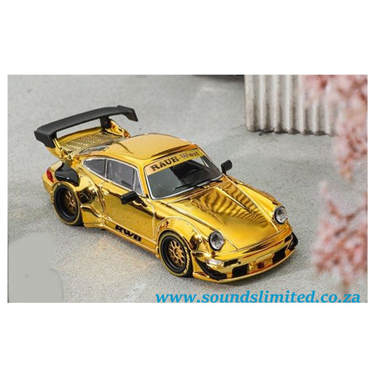 Star Model 1/64 Porsche RWB 964 993 GT Gold Chrome