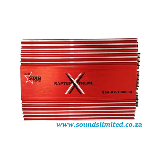 Star Sound SSA-RX-10000.4 Rapter Xtreme 4-Channel Amplifier 10000W