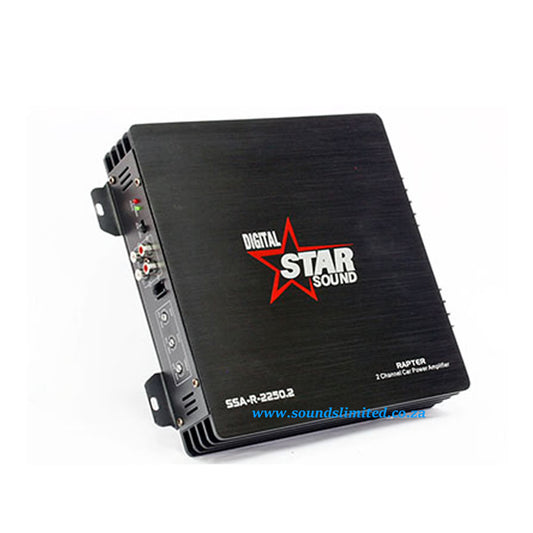 StarSound SSA-R-2250.2 Rapter Series 2250W 2-Channel Amplifier