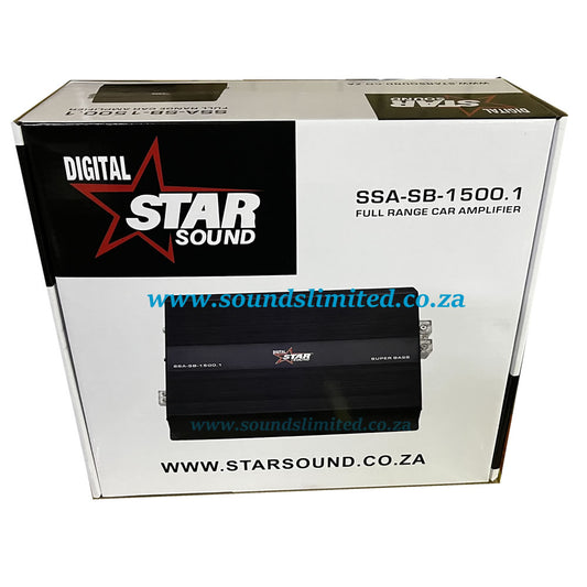 Starsound SSAD-SB-1500.1 Mono Amplifier (Brazilian Series) Super Bass