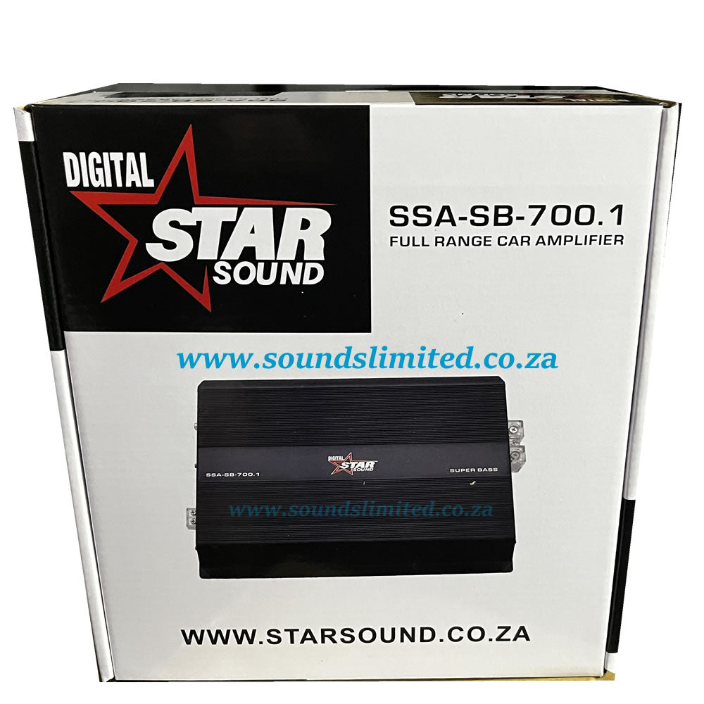 Starsound SSAD-SB-700.1 Mono Amplifier (Brazilian Series) Super Bass