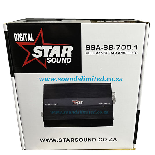 Starsound SSAD-SB-700.1 Mono Amplifier (Brazilian Series) Super Bass