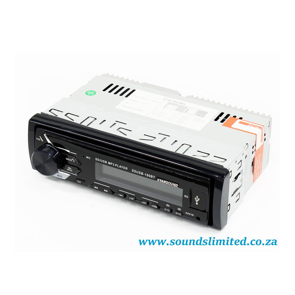 Starsound SSUSB-180BT Media Player Bluetooth, USB, SD