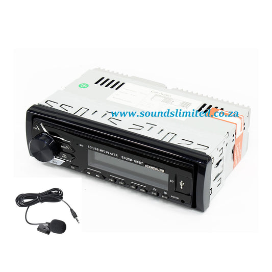 Starsound SSUSB-180BT-EN Media Player Bluetooth, USB, SD