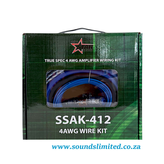 Starsound True Spec AWG Amplifier Wiring Kit SSAK-412