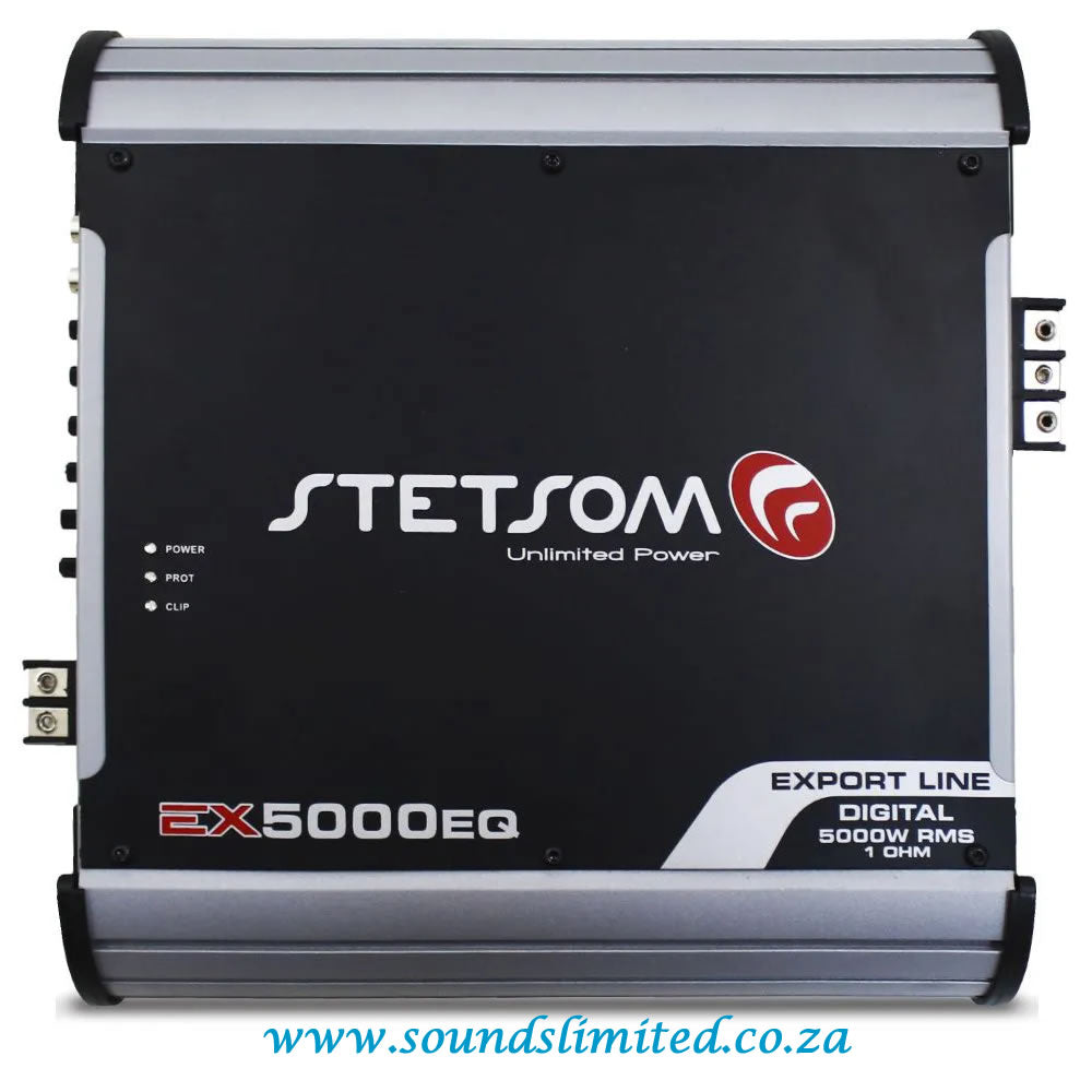 Stetsom EX5000EQ - Monoblock Amplifier 5000w RMS 1 Ohm or 2 Ohm