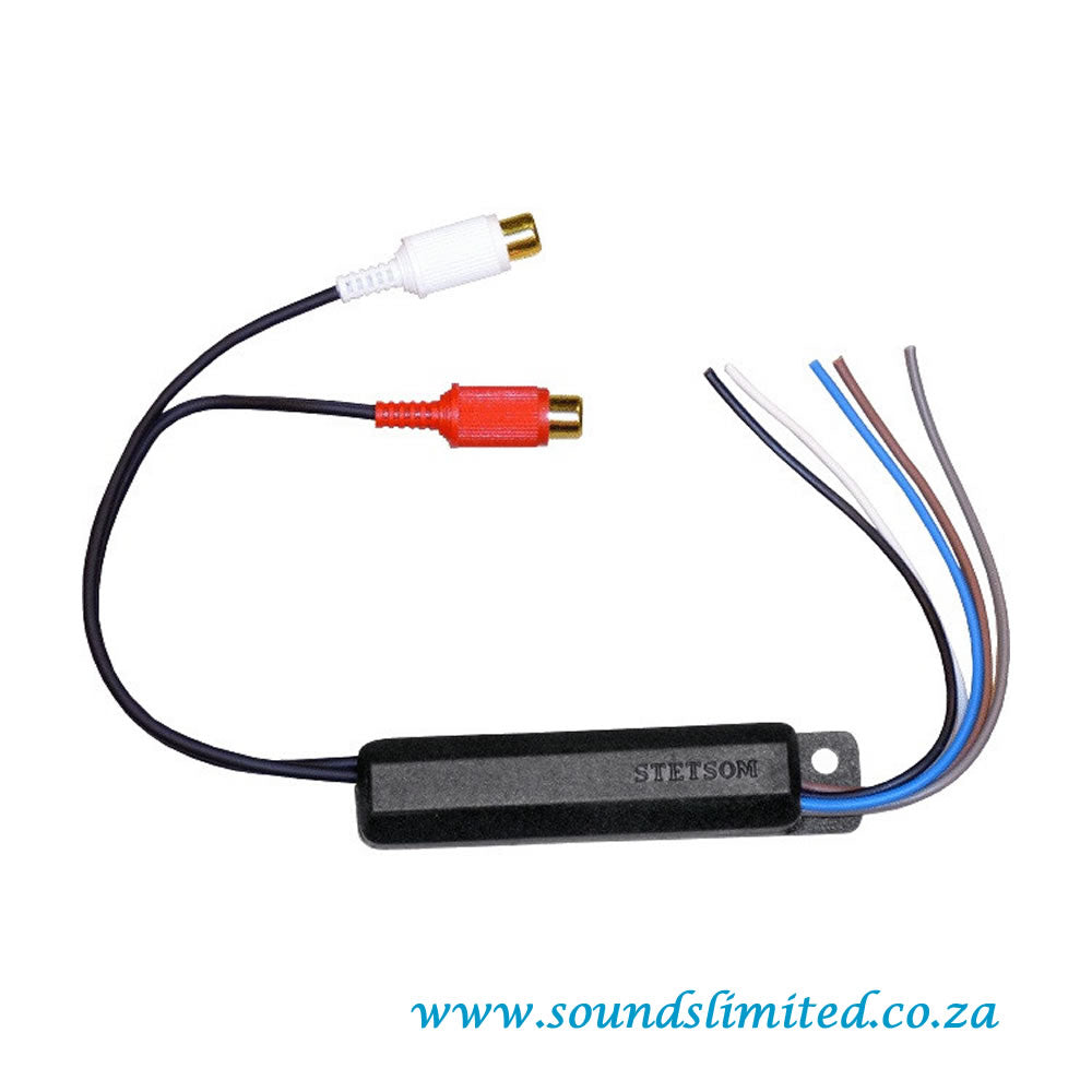 Stetsom ST6000 2ch line out converter with turn on (rem) LOC