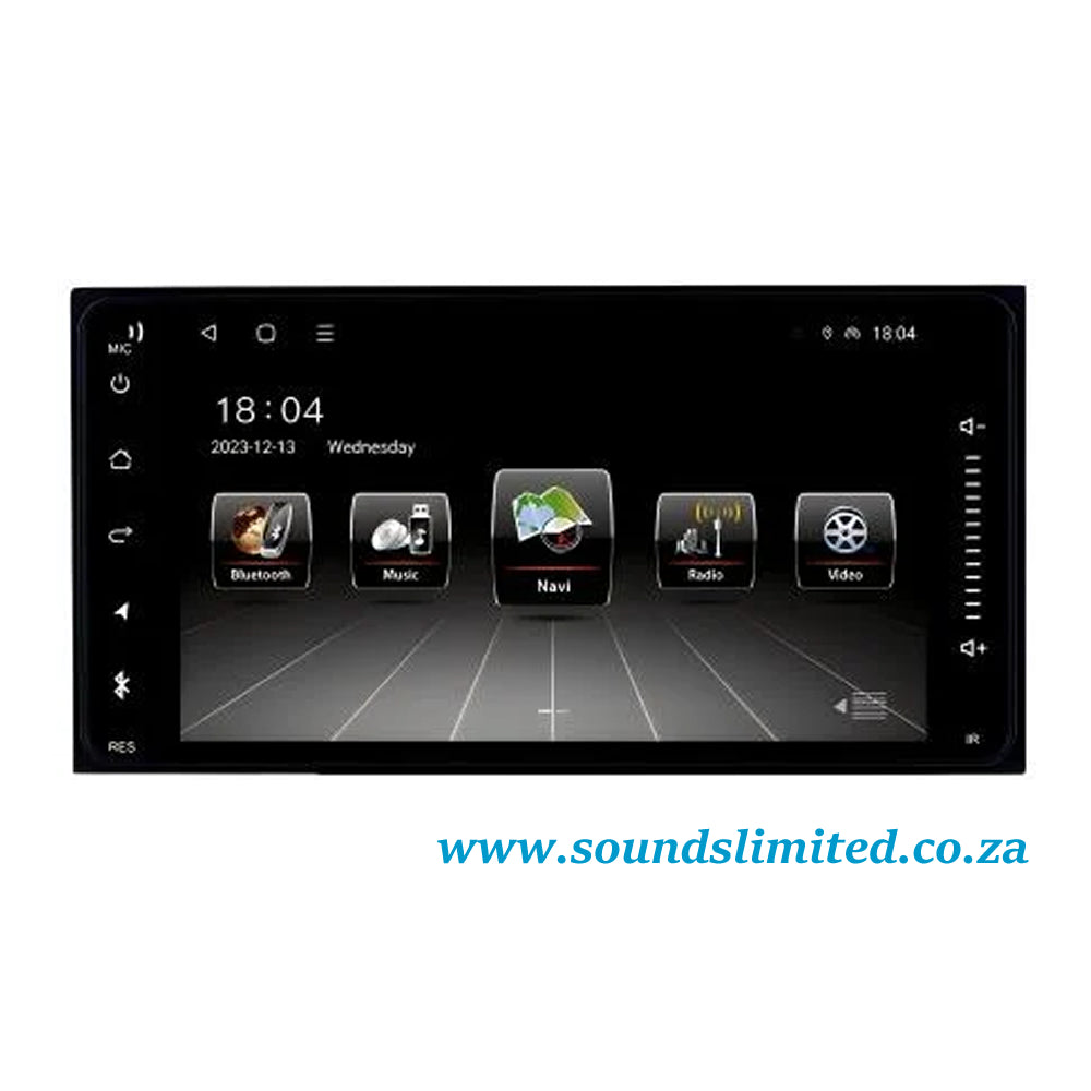 Stylus 7″ Toyota Universal Media Headunit Android Auto / Apple Carplay – Wireless | 5G | 2GB+32GB STY-TY7B