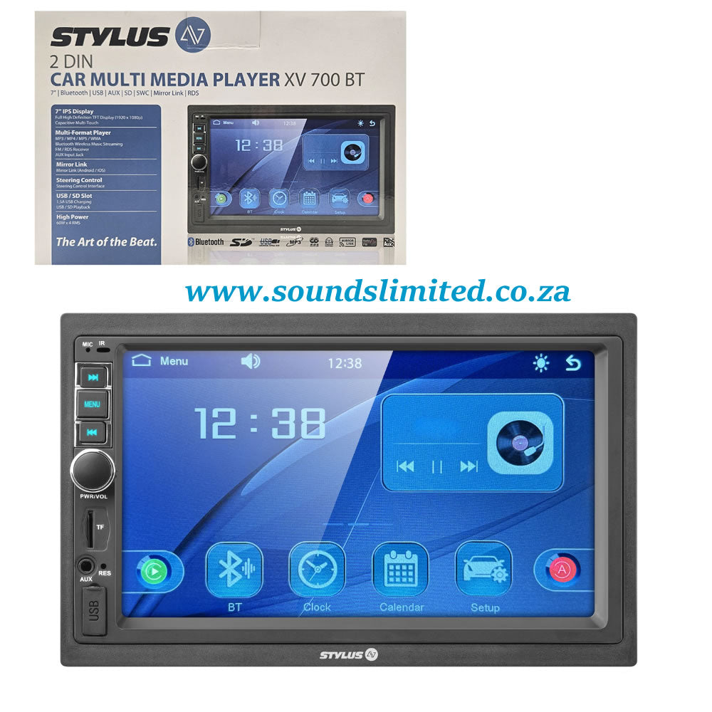 Stylus AV XV700BT 7" Touch Screen Media Receiver