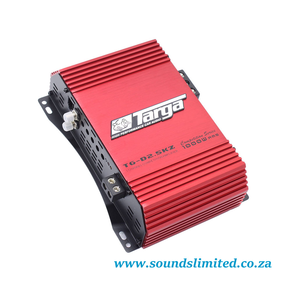 Targa Competition Series 1000Watt RMS Class-D Mono Block Amplifier TG-D2.5KZ