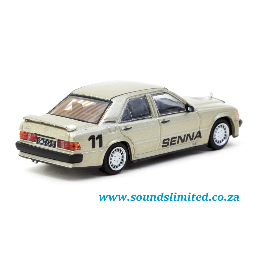 Tarmac Works Mercedes-Benz 190 E 2.3-16 Race Of Champions 1984 Senna T64G-047-84ROC11