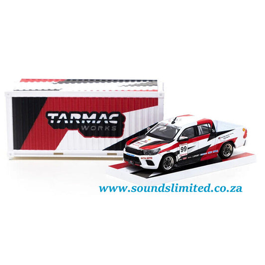 Tarmac T64-041-GR Toyota Hilux Revo One Make Race + Container