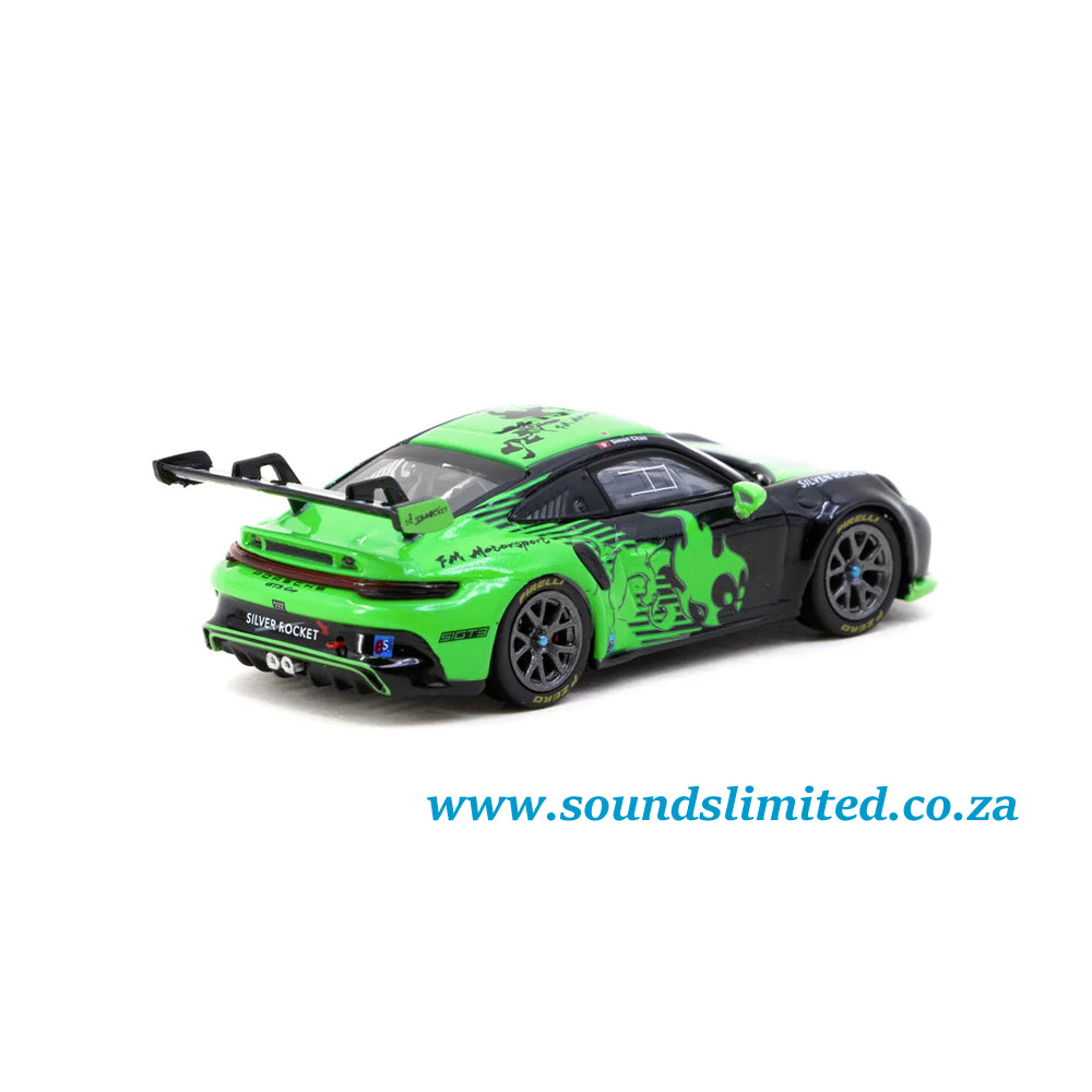 Tarmac Works x Ixo Models Porsche 911 GT3 Cup (992) Fire Monkey Motorsport T64-093-FMM