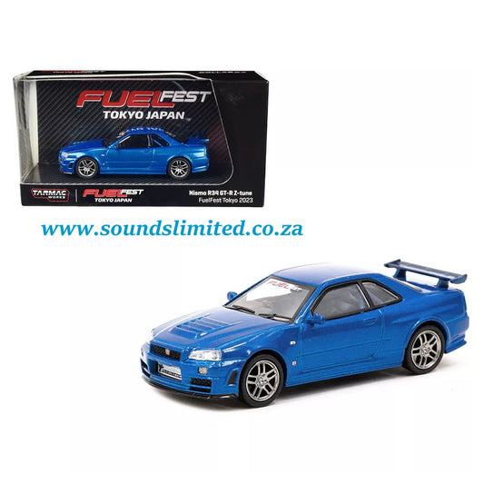 Tarmac Works 1:64 Nissan Skyline GT-R R34 Z-tune FuelFest Tokyo T64S-014-FF