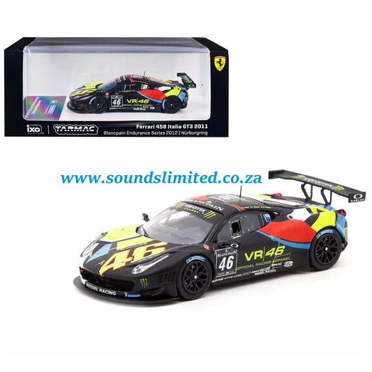 Tarmac Works 2011 Ferrari 458 Italia GT3 #46 "Blancpain Endurance Series