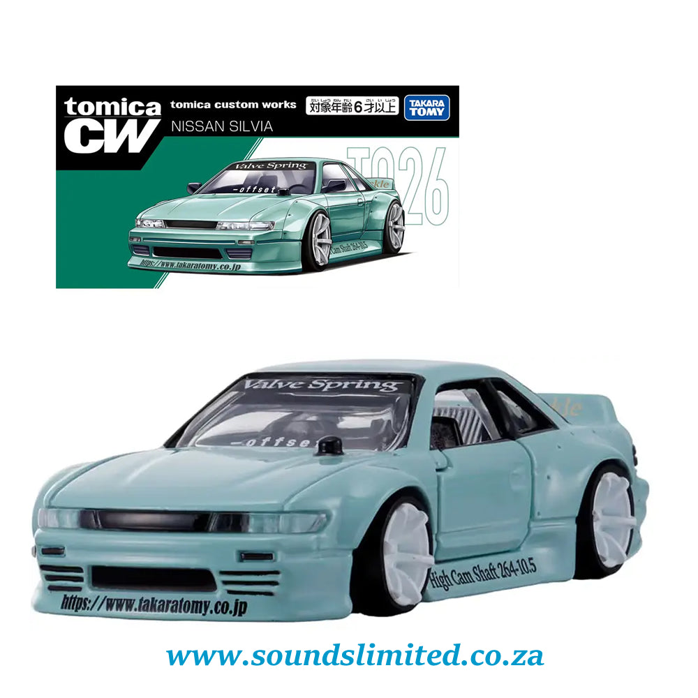 Tomica CW Custom Works Diecast Car Nissan Silvia TQ26