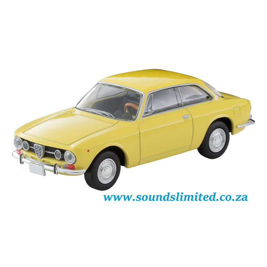 Tomica Tomytec 1/64 Alfa Romeo GT1600 Junior Yellow LV-155c Diecast Scale Model Car