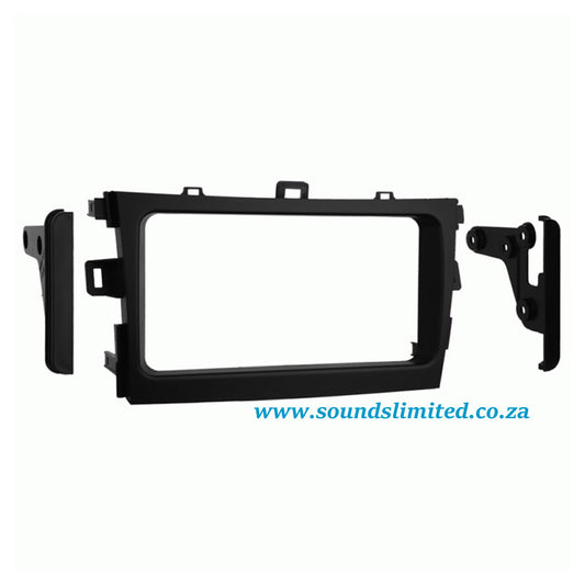 Toyota Corolla (Professional) 2009-2013 - Black Double Din Radio Trim