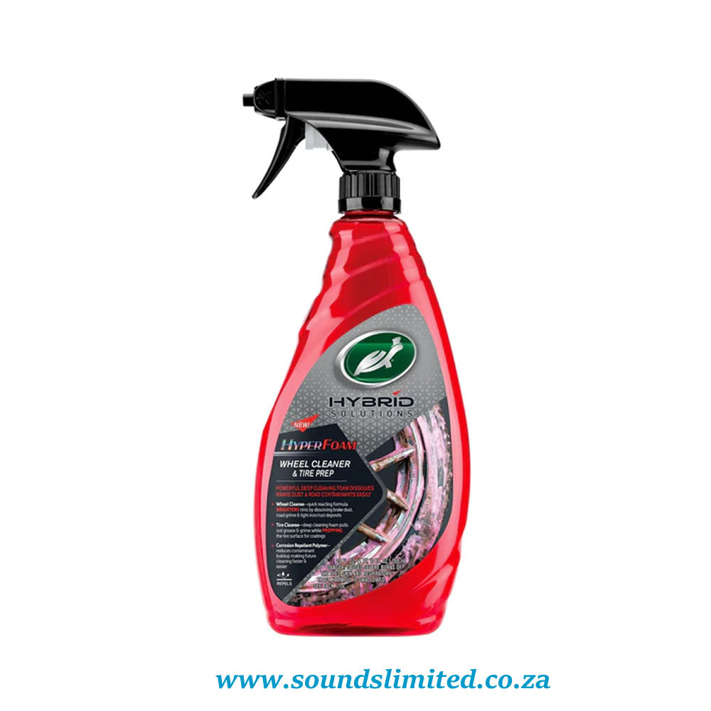 Turtle Wax 53749 Hybrid Solutions Hyper Foam Wheel Cleaner & Tire Prep 680ml