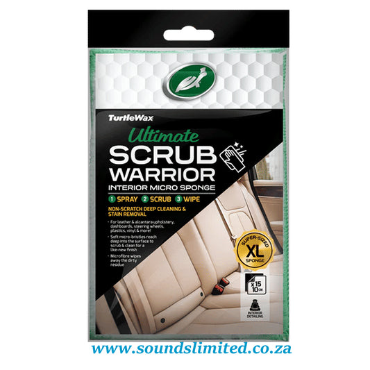 Turtle Wax Ultimate Scrub Warrior Interior Micro Sponge 54135