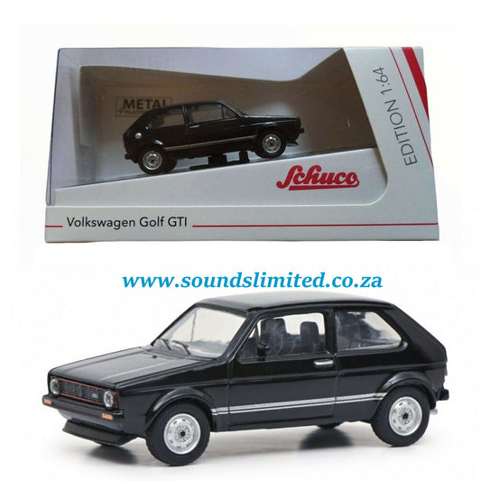 Schuco Volkswagen Golf GTI MK1 Black 1/64 452027700