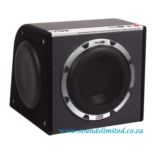 Vibe BLACKAIRB8-V6 Black Air Compact Triple 8 Inch Passive Radiator Subwoofer Enclosure
