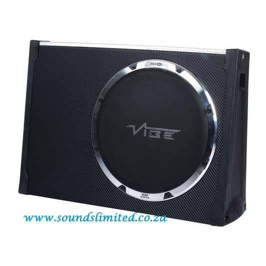 Vibe BLACKAIRT12S-V6 Black Air Slimline 12 inch Passive Radiator Subwoofer Enclosure