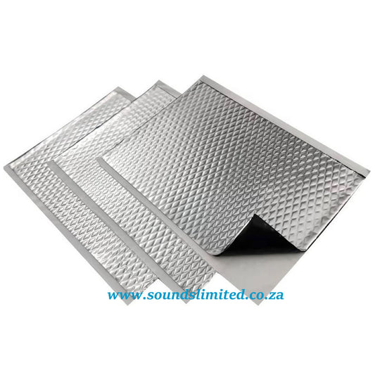 SL Vibration Sound Dampening Material 800 x 460 mm Silver