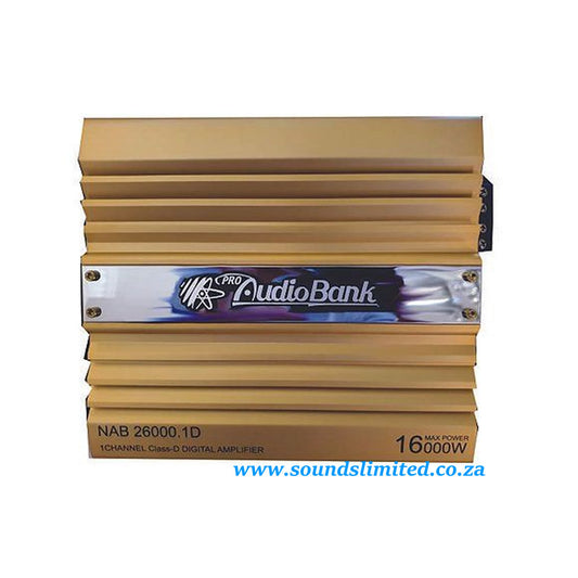Audiobank NAB26000.1 Digital 16000w Monoblock Amplifier