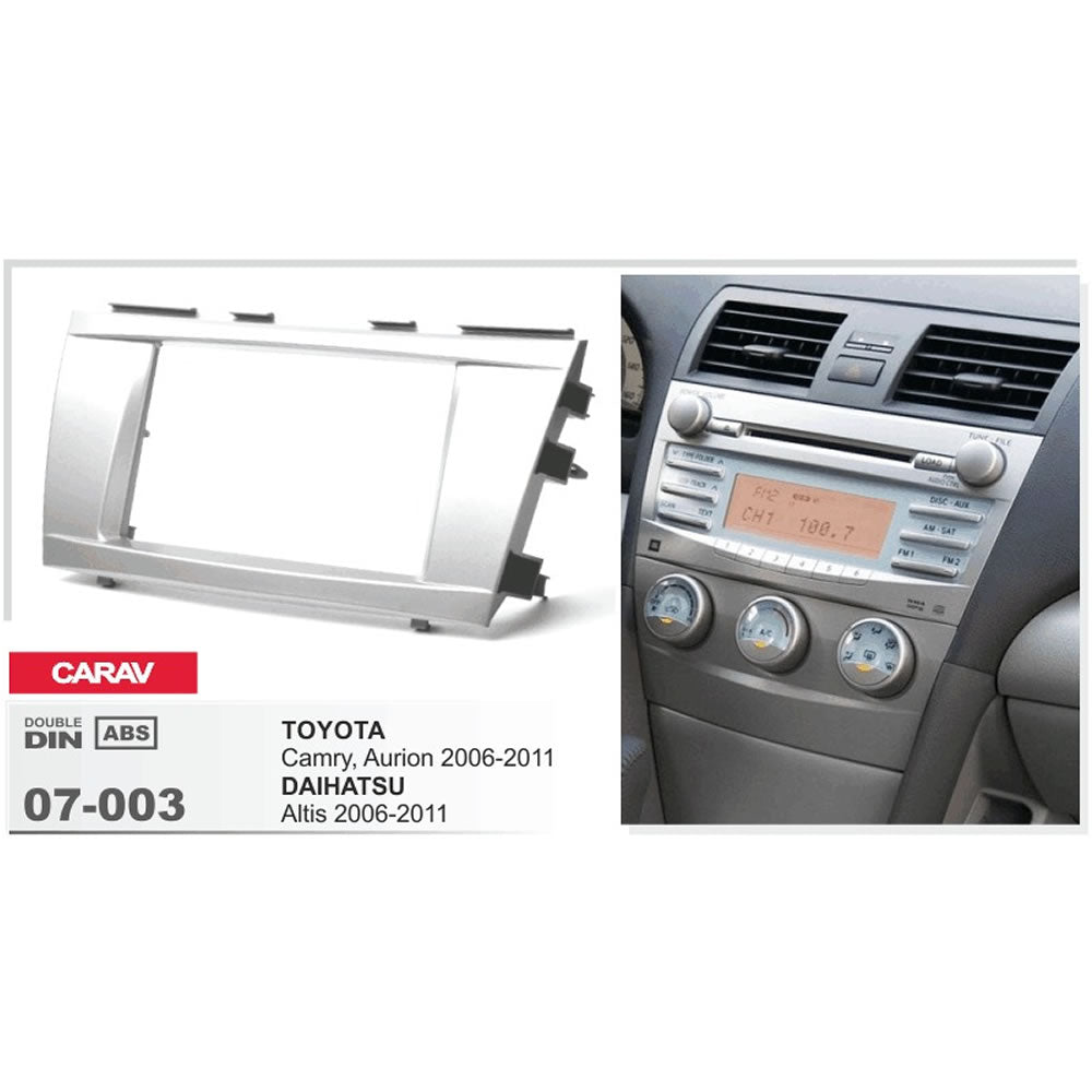 Carav 07-003 Toyota Camry, Daihatsu Altis In-Dash installation kit