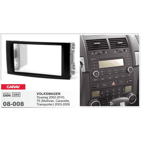 Carav 08-008 VW T5, Touareg, Caravelle, Transporter In-Dash Car audio installation kit