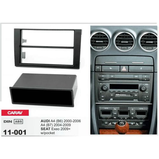 Carav 11-001 Audi A4 In-Dash Car audio installation kit