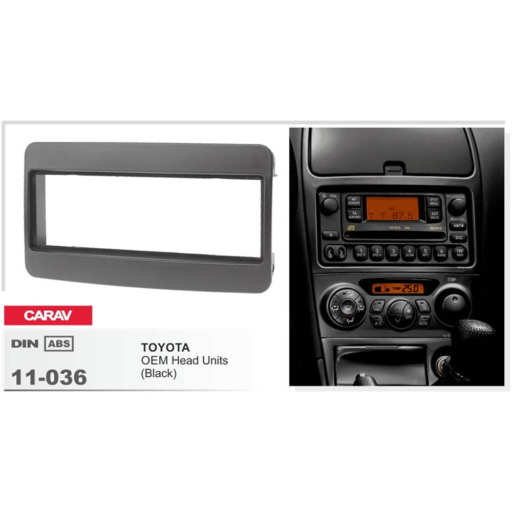 Carav 11-036 Toyota Universal In Dash Car Radio Trimplate