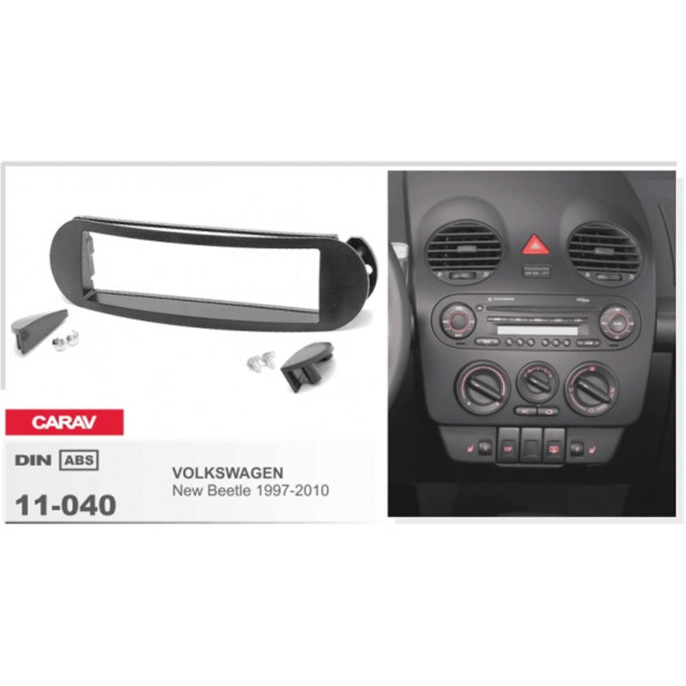 Carav 11-040 VW Beetle In-Dash Car audio installation kit (Radio Trim)