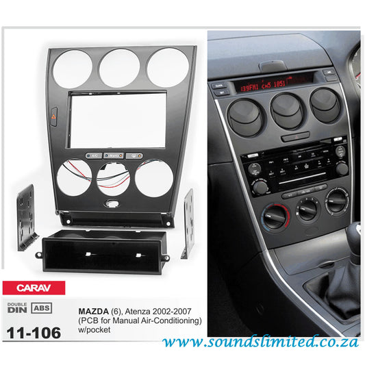 Carav 11-106 Mazda 6 In-Dash Car audio installation kit (Radio Trim)