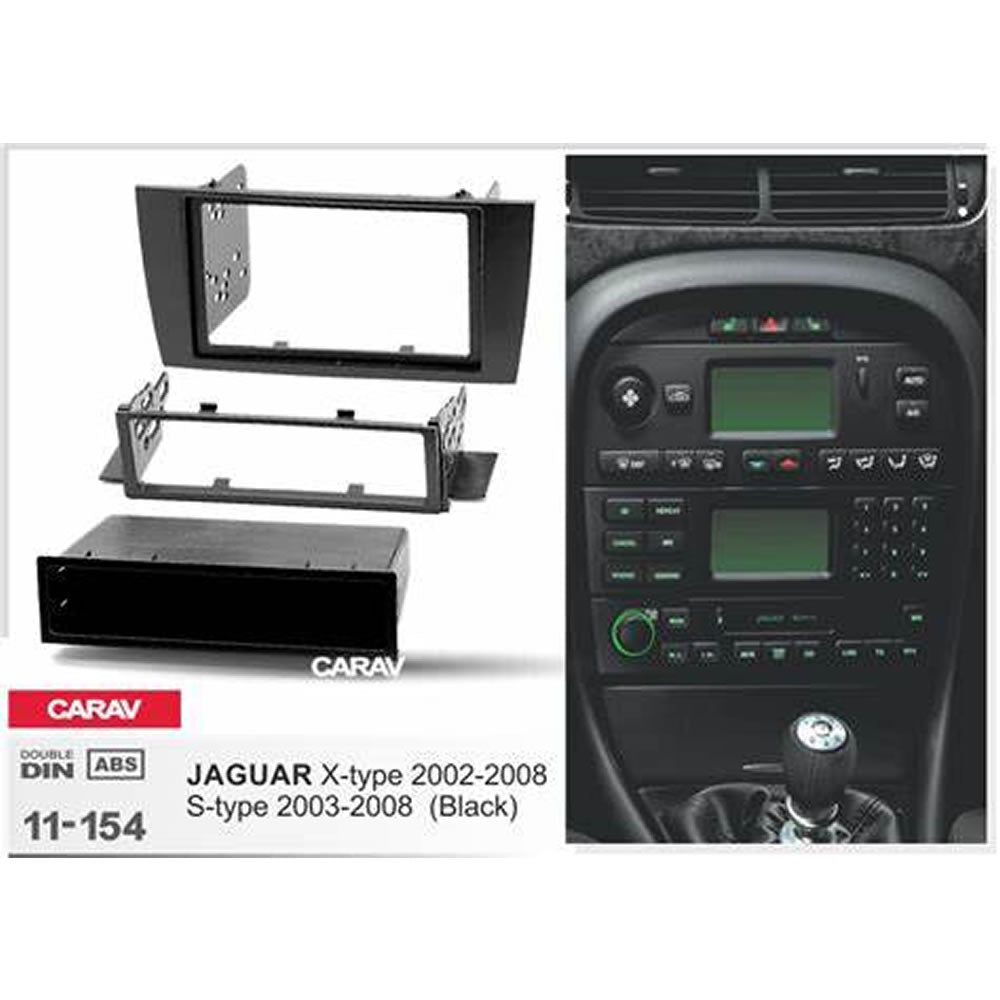 Carav 11-154 Jaguar X / S-type In-Dash Car audio installation kit (Radio Trim)