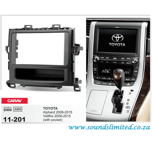 Carav 11-201 Toyota Yaris In-Dash Car audio installation kit (Radio Trim)