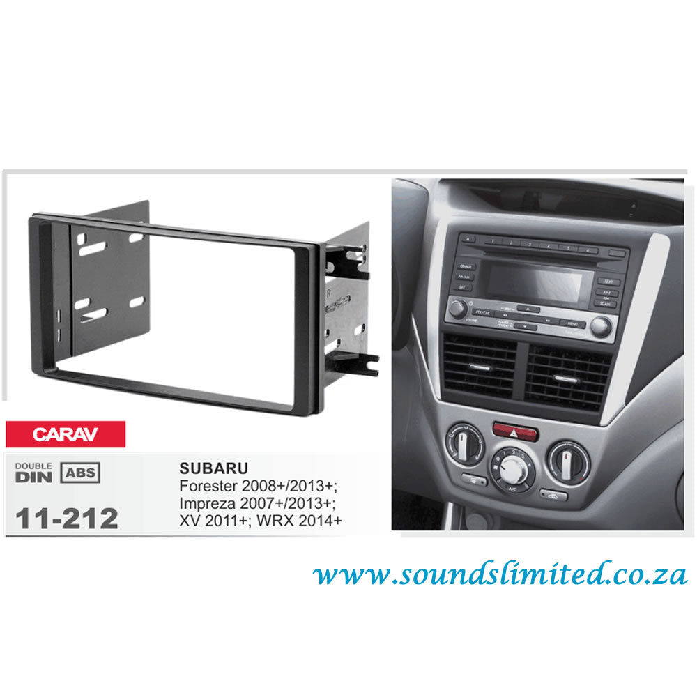 Carav 11-212 Subaru Forester ; Impreza ; XV ; WRX In Dash Car Radio Trimplate