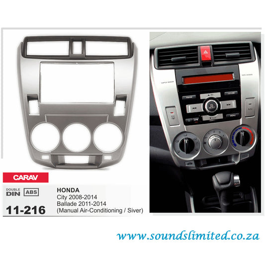 Carav 11-216 HONDA City 2008+ Ballade In Dash Car Radio Trimplate