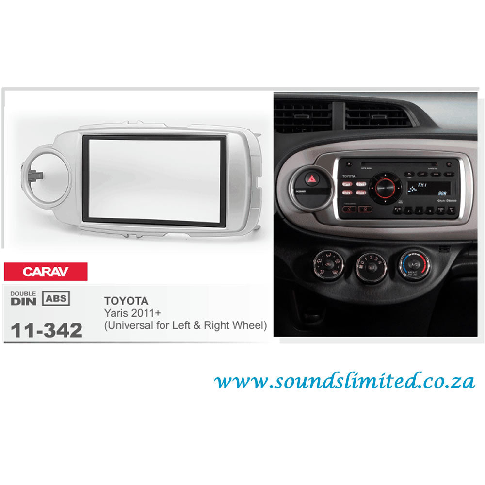 Carav 11-342 Toyota Yaris In Dash Car Radio Trimplate