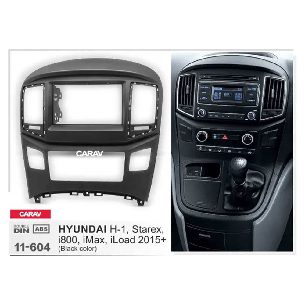 Carav 11-604 Hyundai H1 2015+ In-Dash Car audio installation kit (Radio Trim)