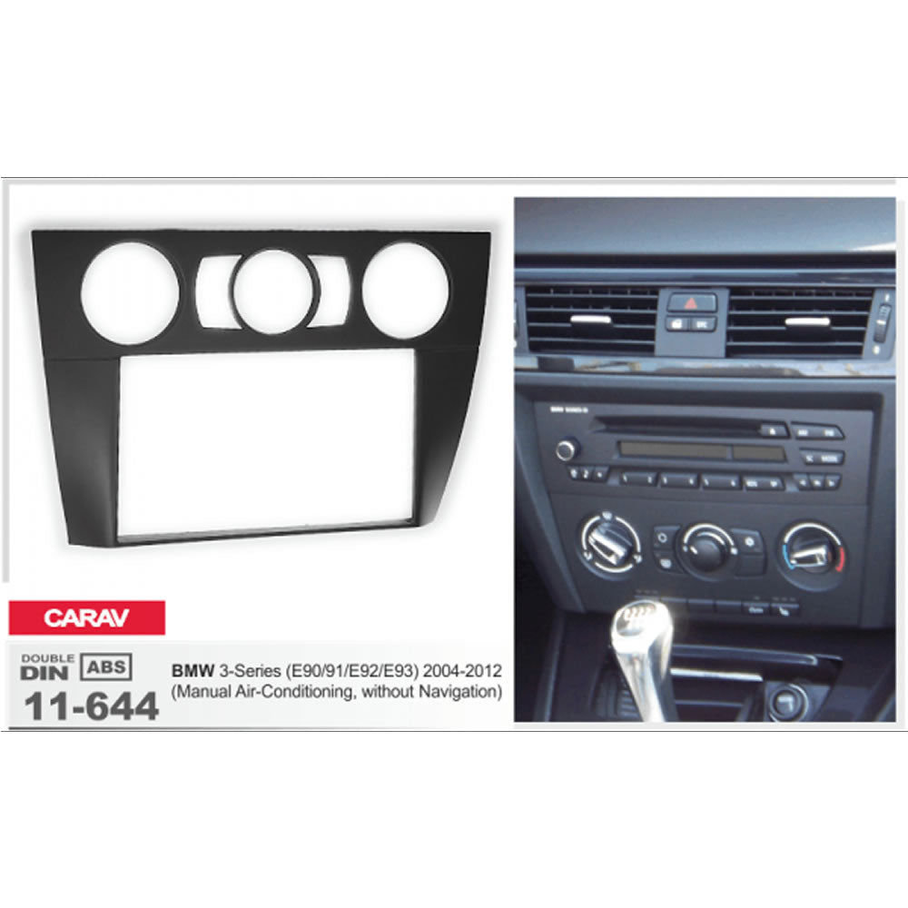Carav 11-644 3-Series Radio Installation Kit