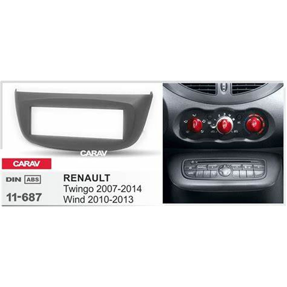 Carav 11-687 Renault Twingo Radio Installation Kit