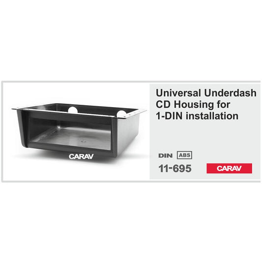 Carav 11-695 - Universal Under dash CD Housing for Single Din