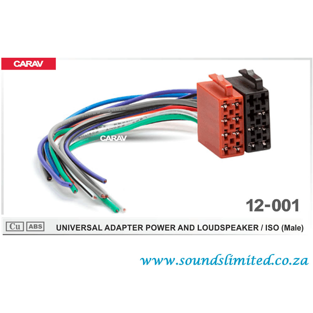 Carav 12-001 - Universal male ISO