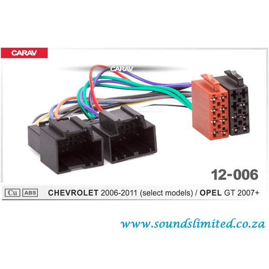 Carav 12-006 Chev, Opel ISO Harness FOR Car Audio Installation