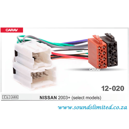 Carav 12-020 Nissan ISO Harness for Car Audio Installation